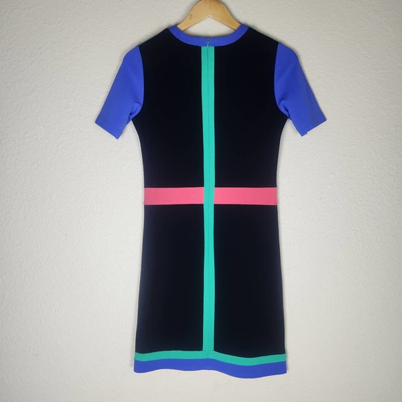 RED Sax Fifth Avenue Camilla and Marc Moondance Colorblock Dress, Size 4 - Picture 7 of 11